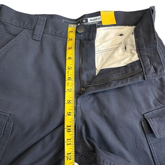 NWT CARHARTT Gray Rugged Flex Relaxed Fit Canvas Cargo Shorts Men’s Size 32 - Picture 11 of 14